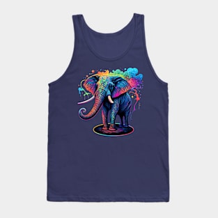 Elephant - Cosmic Clouds Tank Top